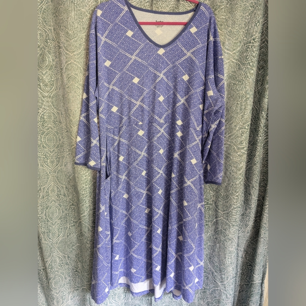 Svaha Dress Organic Cotton Coding/STEM Print 5X with Pockets